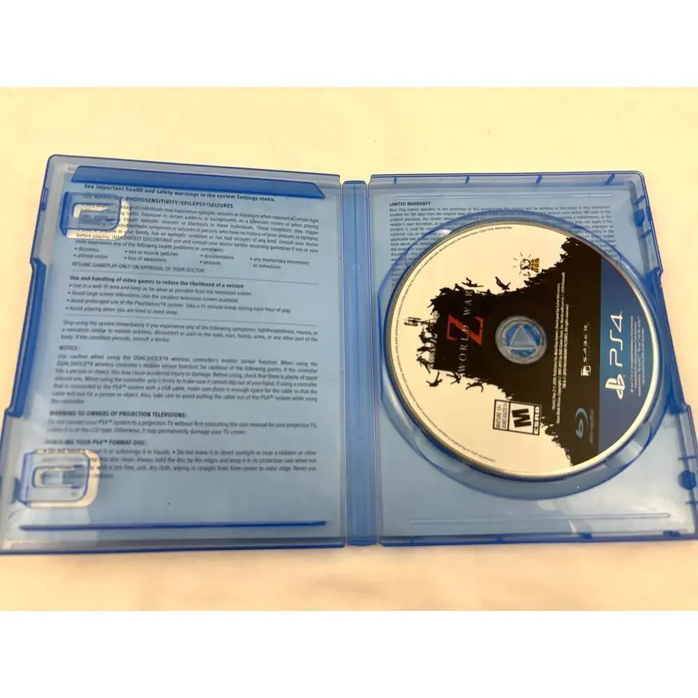 World War Z Sony PlayStation 4, 2019 Tested &‎ Working PS4 Zombies